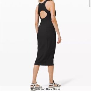 Brunch and Back Black Lululemon Dress